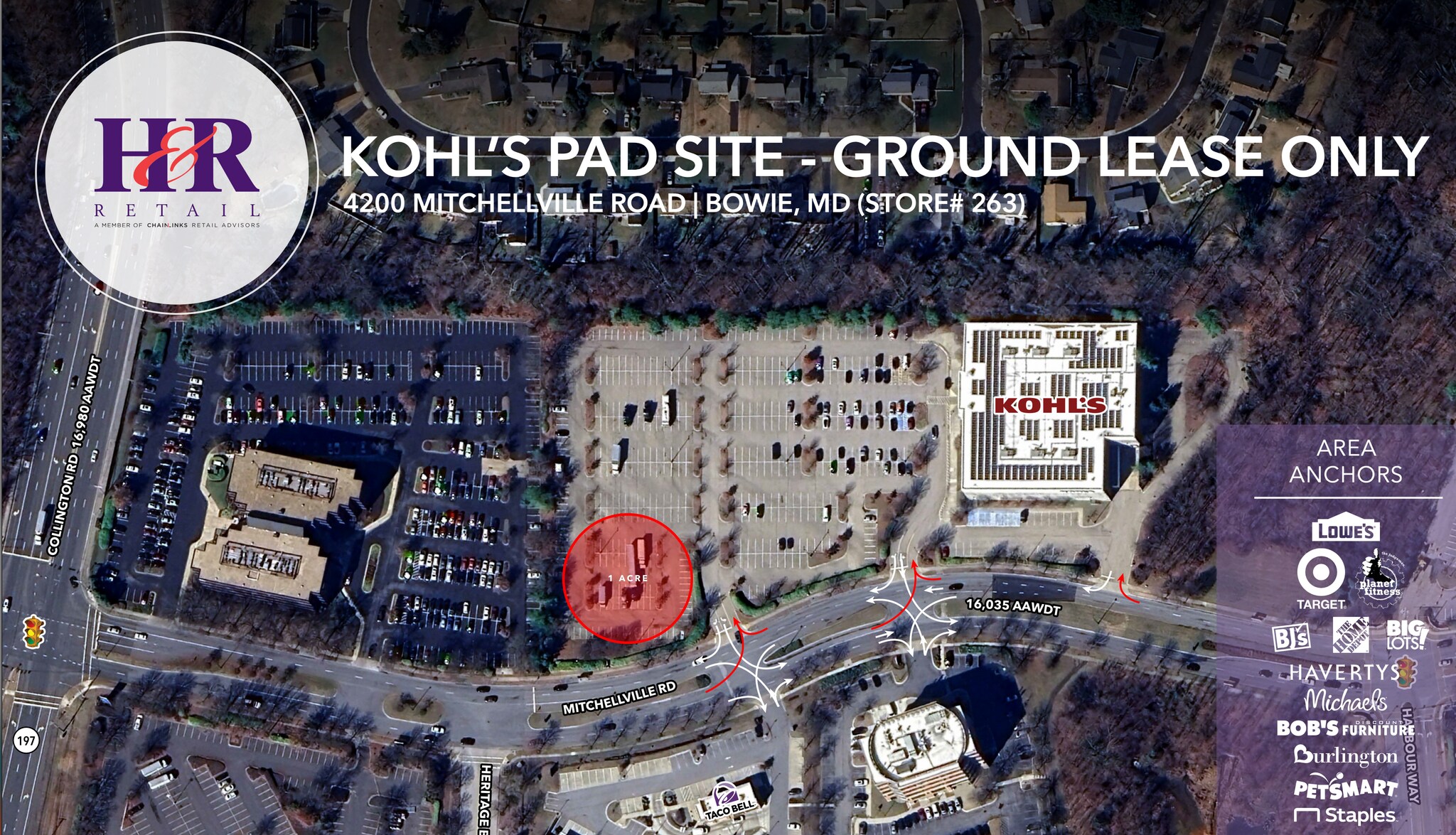 4200 Mitchellville Road, Bowie, MD à louer Aérien- Image 1 de 2
