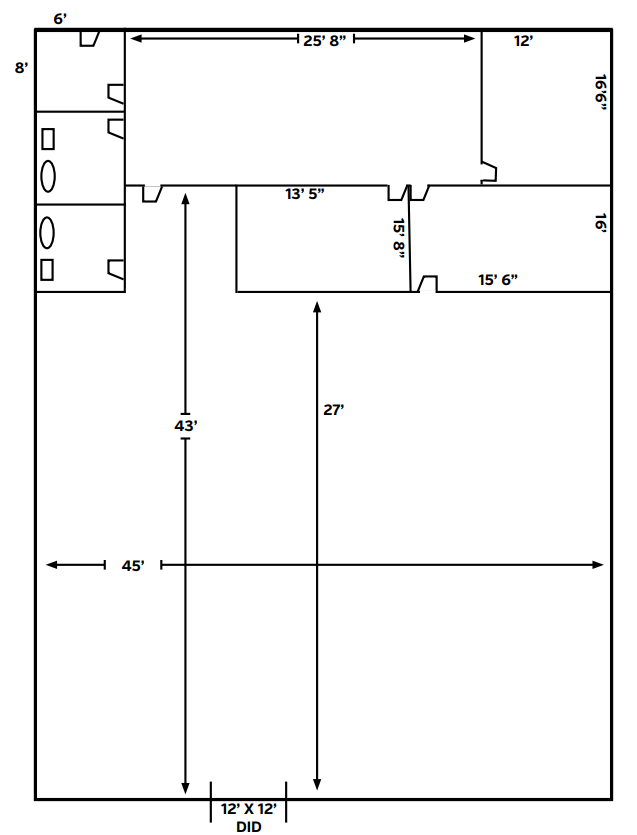 416 S Vermont St, Palatine, IL for lease Floor Plan- Image 1 of 1