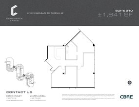 2850 E Camelback Rd, Phoenix, AZ for lease Site Plan- Image 1 of 2