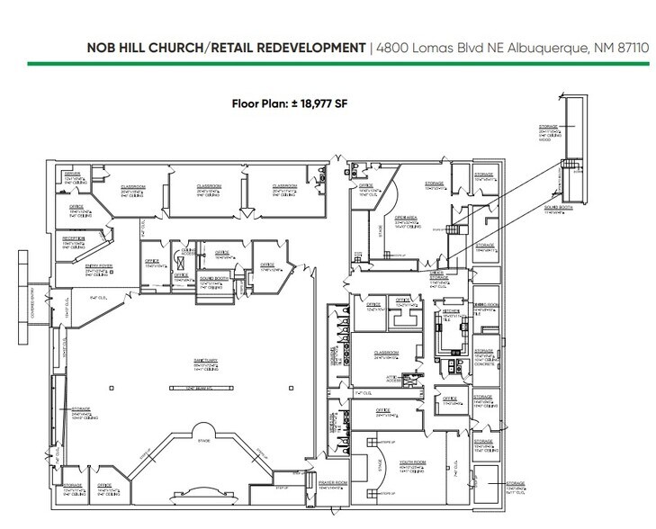 4800 Lomas Blvd NE, Albuquerque, NM à vendre - Plan d’étage - Image 2 de 9