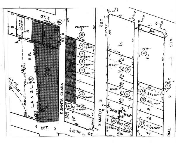 2079 E 15th St, Los Angeles, CA for lease - Plat Map - Image 2 of 52