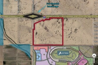 SEC I-8 & Montgomery Rd, Casa Grande, AZ - AÉRIEN  Vue de la carte - Image1