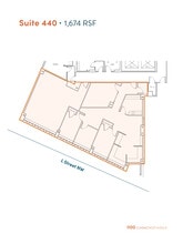 1100 Connecticut Ave NW, Washington, DC à louer Plan d’étage- Image 1 de 4