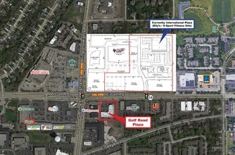 5-25 E Golf Rd, Arlington Heights, IL - Aerial  map view