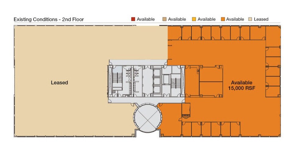 1333 Burr Ridge Pky, Burr Ridge, IL à louer - Plan d’étage - Image 3 de 7