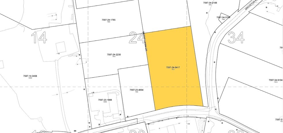 7425 Merritt Park Dr, Manassas, VA à louer - Plan cadastral - Image 2 de 5