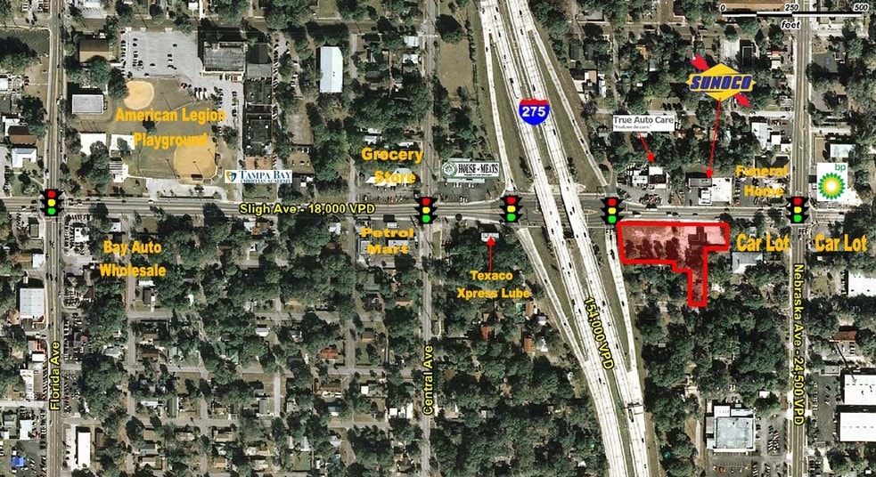 801-813 E Sligh Ave, Tampa, FL for sale - Aerial - Image 1 of 2