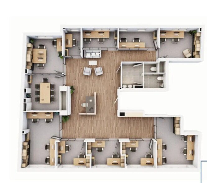 Office in Boulogne-Billancourt for sale - Floor Plan - Image 3 of 8