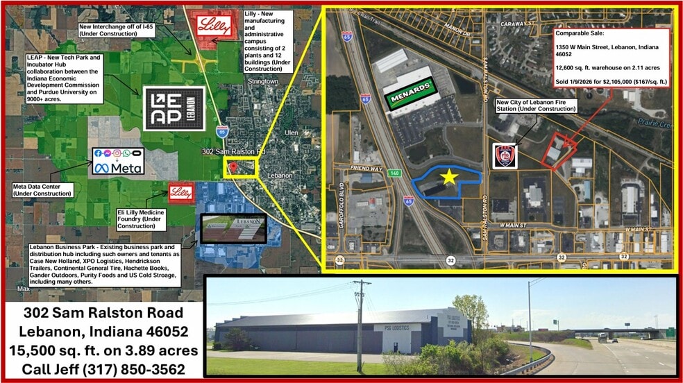 302 Sam Ralston Rd, Lebanon, IN à vendre - Photo du bâtiment - Image 2 de 12