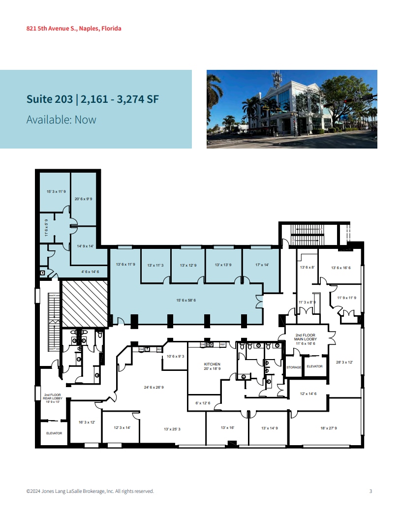 821 5th Ave S, Naples, FL à louer Plan d’étage- Image 1 de 1