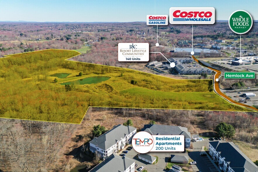 50 Andrews Way, South Windsor, CT à vendre - Aérien - Image 3 de 8