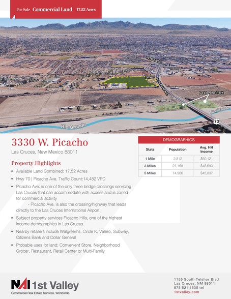 3330 W Picacho Ave, Las Cruces, NM for sale - Other - Image 1 of 1