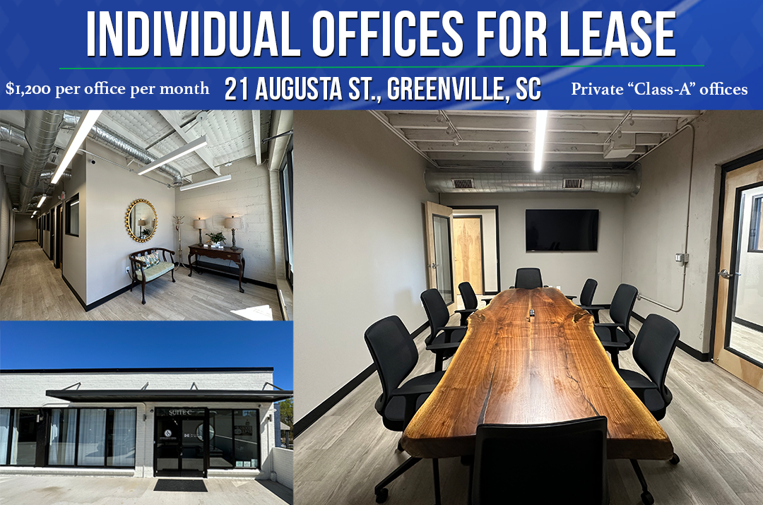 21 Augusta St, Greenville, SC for lease Building Photo- Image 1 of 10
