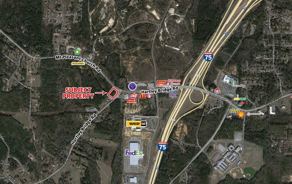 4740 Mount Pleasant Church Rd, Macon-Bibb, GA à vendre - Aérien - Image 1 de 2