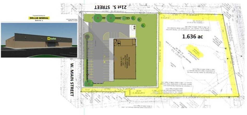2120 Main Street, Belleville, IL à vendre - Photo du bâtiment - Image 2 de 3