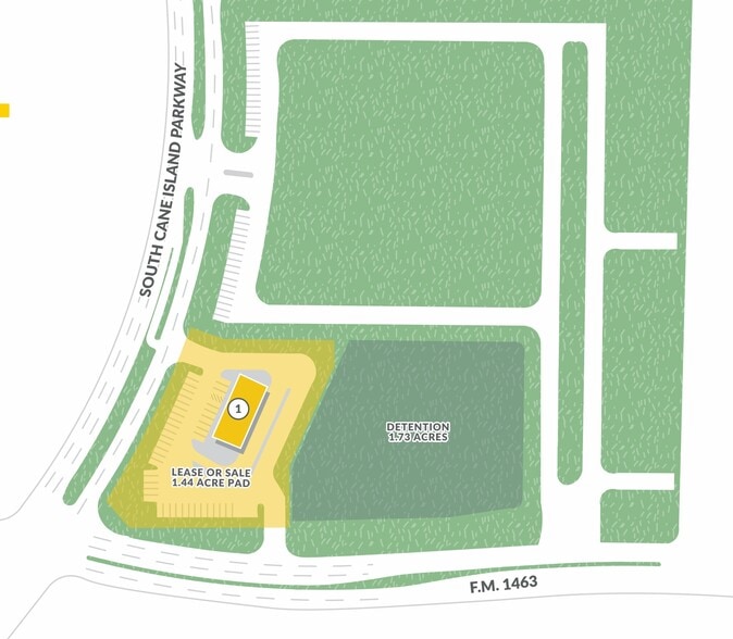 NEC of FM 1463 and S. Cane Island Pkwy, Katy, TX à vendre - Plan de site - Image 1 de 1