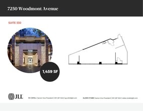 4801-4809 Bethesda Ave, Bethesda, MD à louer Plan d’étage- Image 1 de 2