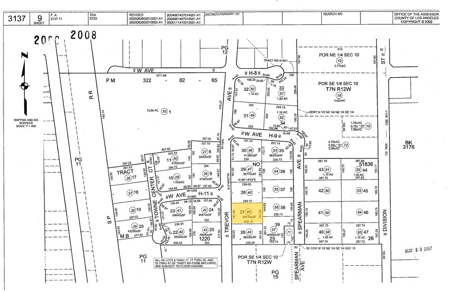 45428 Trevor Ave, Lancaster, CA à louer - Plan cadastral - Image 2 de 25