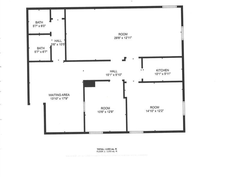 11923 Centre St, Chester, VA à louer - Plan d  tage - Image 2 de 4