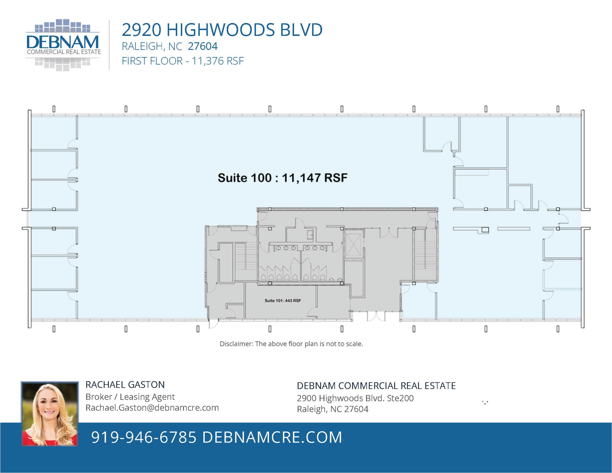 2920 Highwoods Blvd, Raleigh, NC à louer Plan d’étage- Image 1 de 1