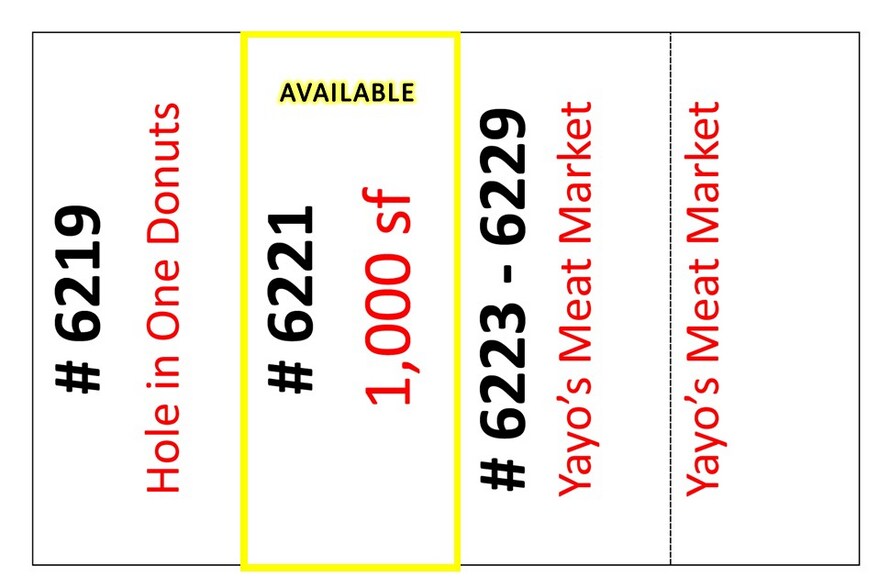 6219-6235 Ridge Rd, Port Richey, FL à louer - Plan de site - Image 3 de 4