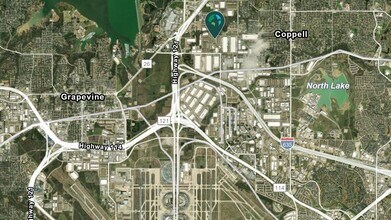 600 S Royal Ln, Coppell, TX - AERIAL map view