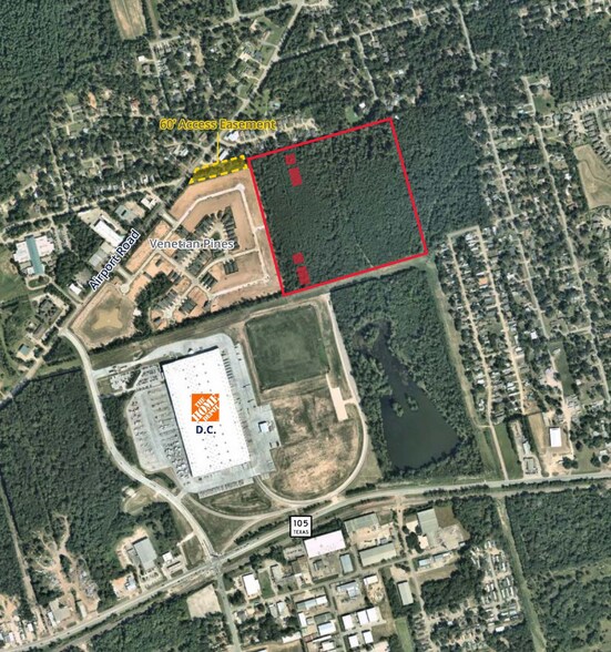 Airport Rd, Conroe, TX à vendre - Photo du bâtiment - Image 2 de 2