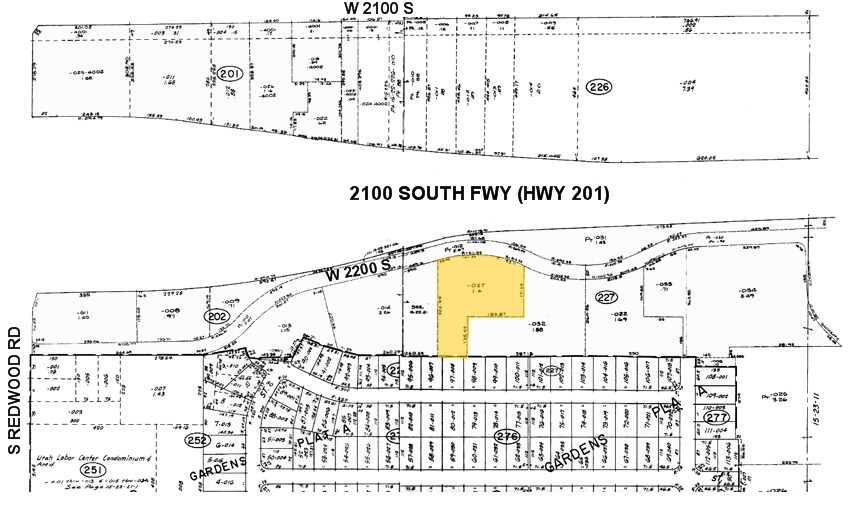 1455 W 2200 S, Salt Lake City, UT à vendre - Plan cadastral - Image 2 de 16