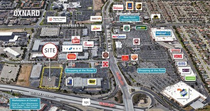 2340 N Rose Ave, Oxnard, CA - Aerial  map view