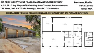 Plus de détails pour 8929 E Gulf To Lake Hwy, Inverness, FL - Commerce de détail à vendre