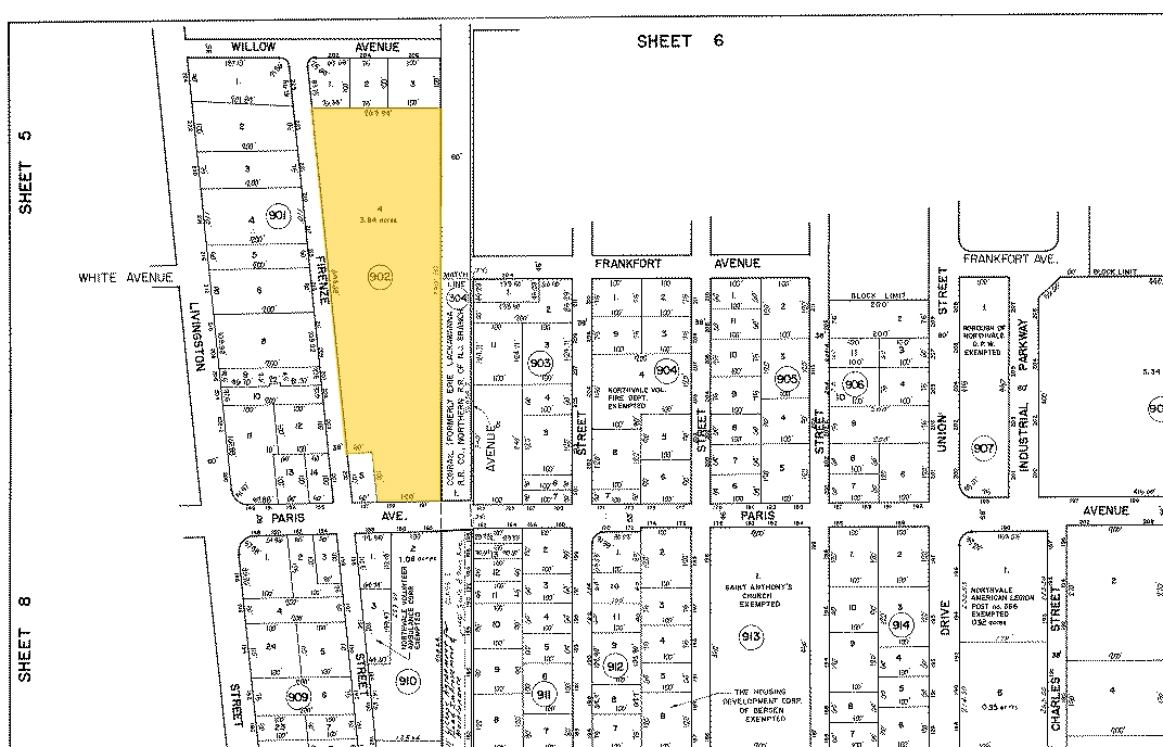 159 Paris Ave, Northvale, NJ à vendre Plan cadastral- Image 1 de 1