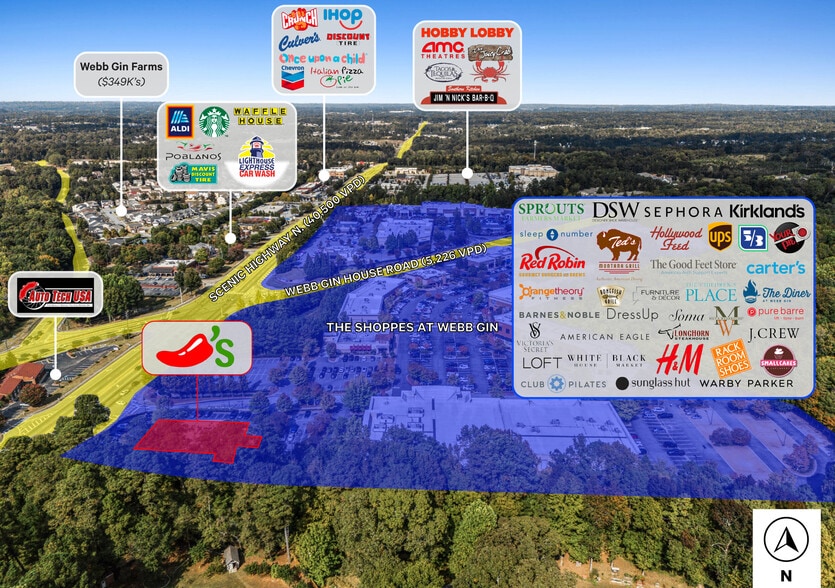 1350 Scenic Hwy N, Snellville, GA à vendre - Photo du bâtiment - Image 3 de 22