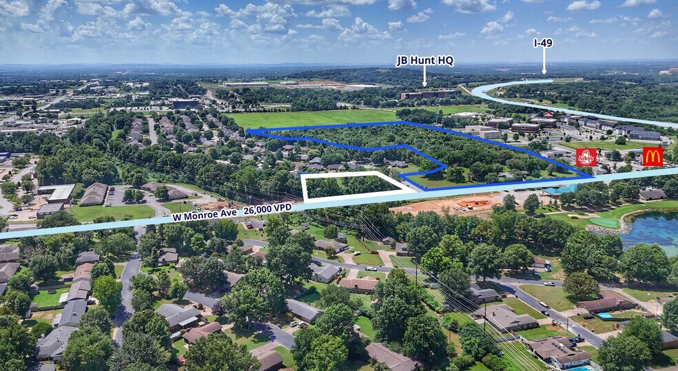 319 W Monroe Ave, Lowell, AR à vendre - Photo du bâtiment - Image 2 de 5