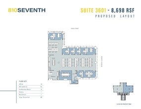 810 Seventh Ave, New York, NY à louer Plan d’étage- Image 2 de 2