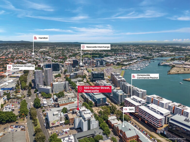 593 Hunter St, Newcastle West à louer - Aérien - Image 3 de 22