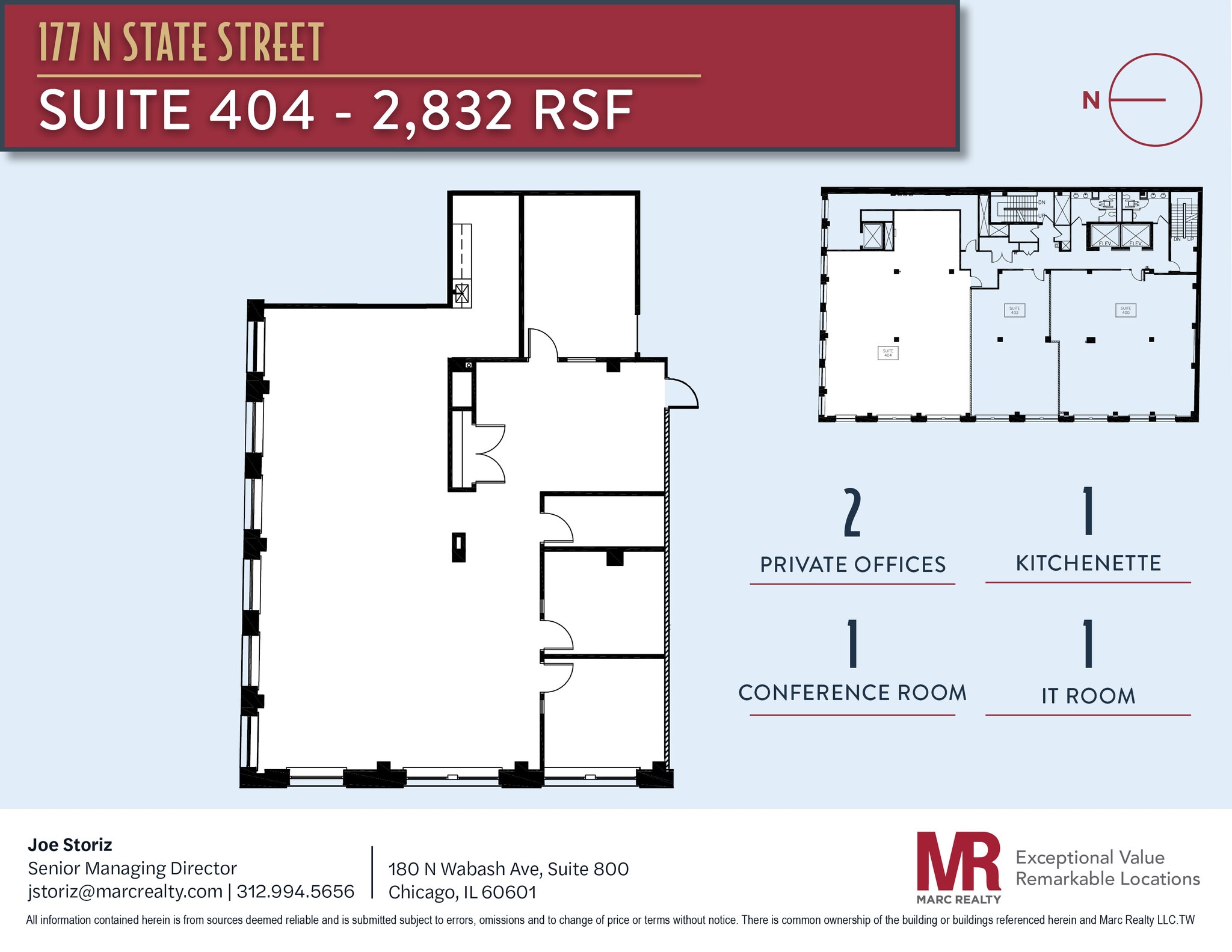 177 N State St, Chicago, IL for lease Floor Plan- Image 1 of 1