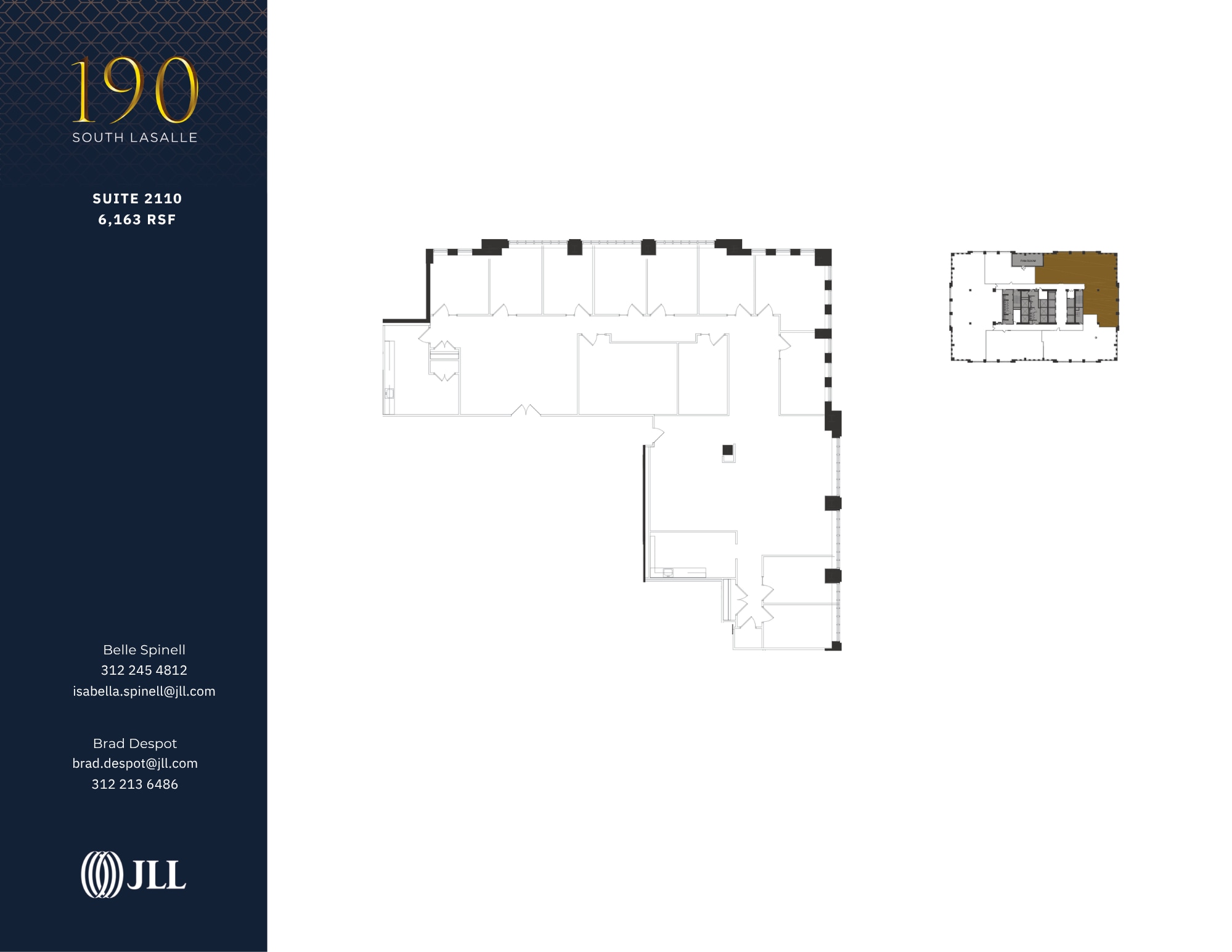 190 S La Salle St, Chicago, IL for lease Floor Plan- Image 1 of 1