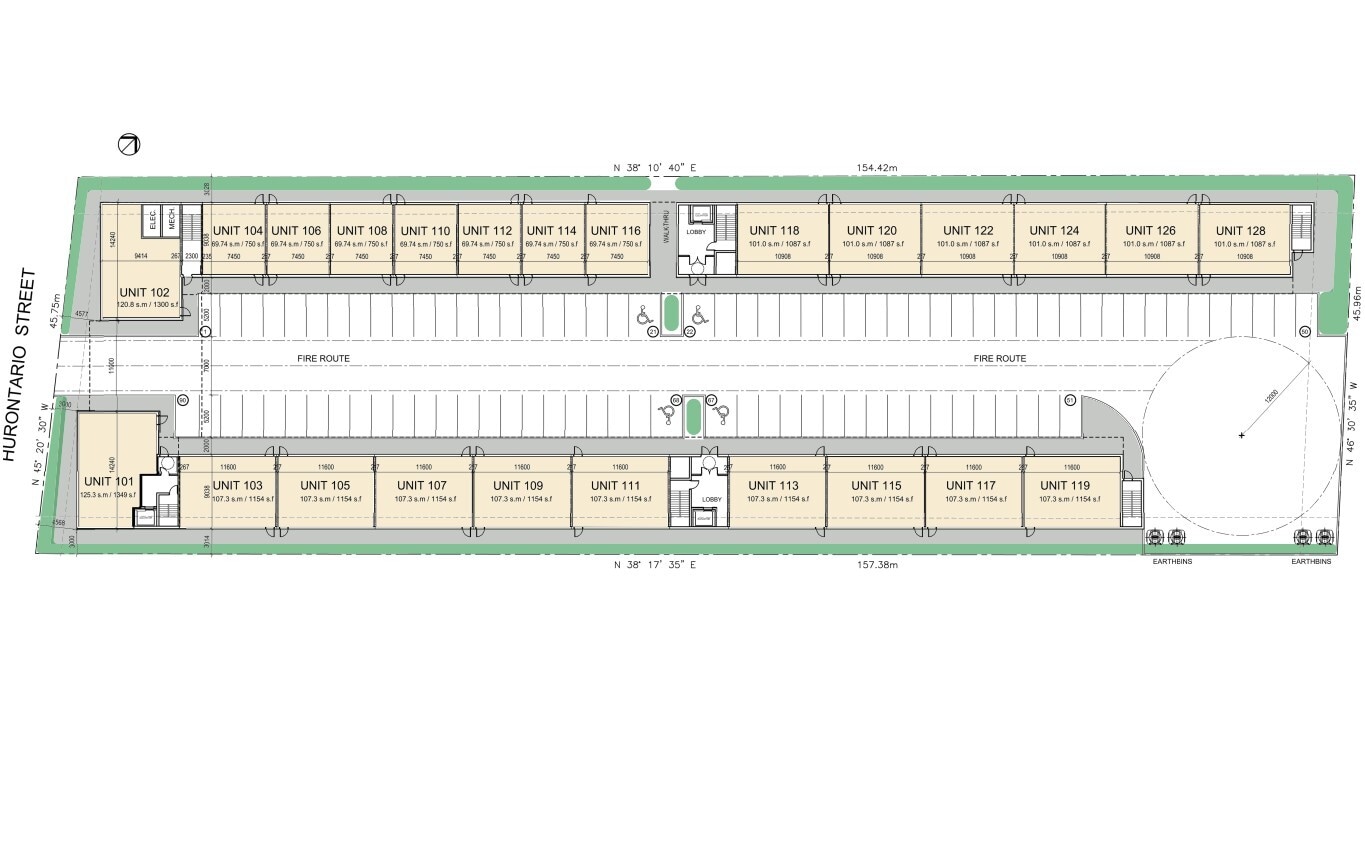 6405 Hurontario St, Mississauga, ON L5T 2Z4 - Unité 111 -  - Plan d’étage - Image 1 of 1