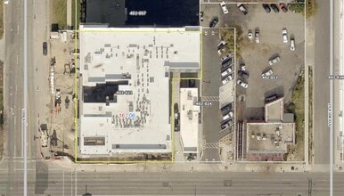 409 E 400 S, Salt Lake City, UT - Aérien  Vue de la carte