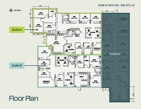 12649 N 105th Ave, Sun City, AZ for lease Floor Plan- Image 1 of 1