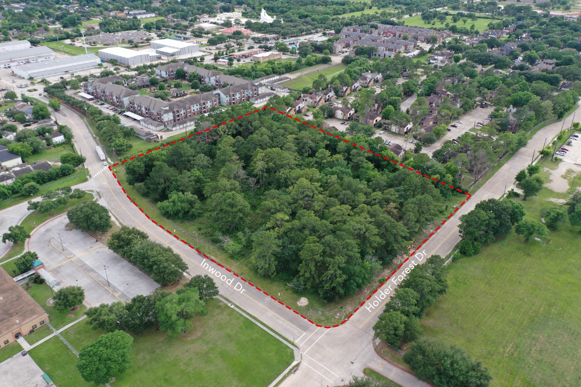 0 Holder Forest Dr, Houston, TX for sale Aerial- Image 1 of 3