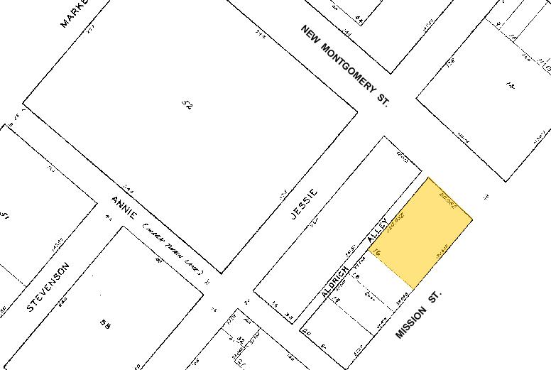 90 New Montgomery St, San Francisco, CA à louer - Plan cadastral - Image 1 de 1