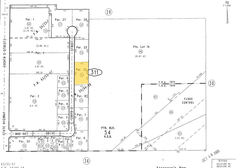 1505 S D St, San Bernardino, CA for lease - Plat Map - Image 2 of 17