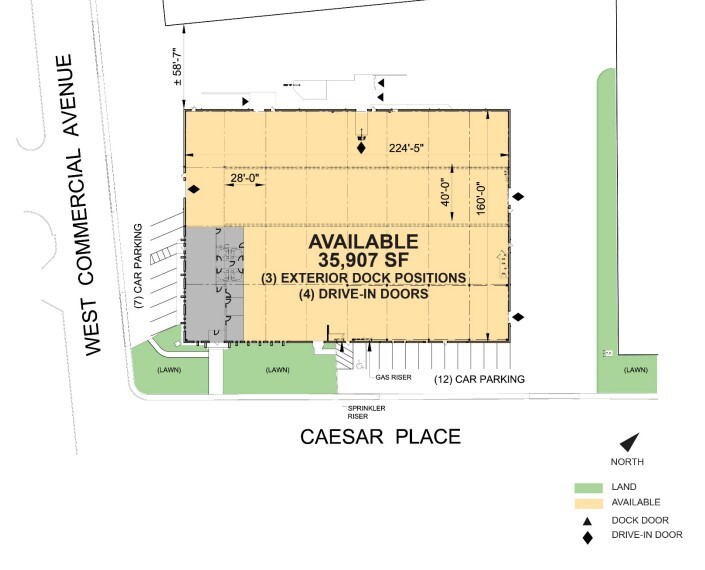 9-11 Caesar Pl, Moonachie, NJ for lease Floor Plan- Image 1 of 1