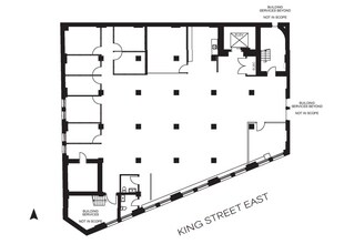 334-346 King St E, Toronto, ON à louer Plan d’étage- Image 1 de 1