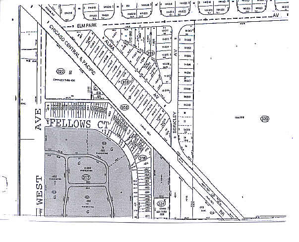 100 Fellows Ct, Elmhurst, IL for sale - Plat Map - Image 1 of 1