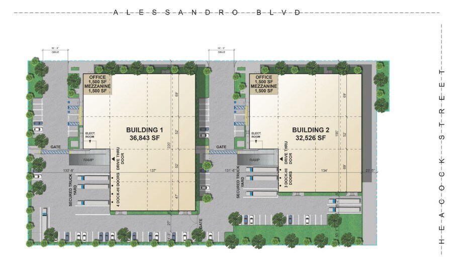 Alessandro Blvd & Heacock St, Moreno Valley, CA à vendre - Photo du bâtiment - Image 2 de 3