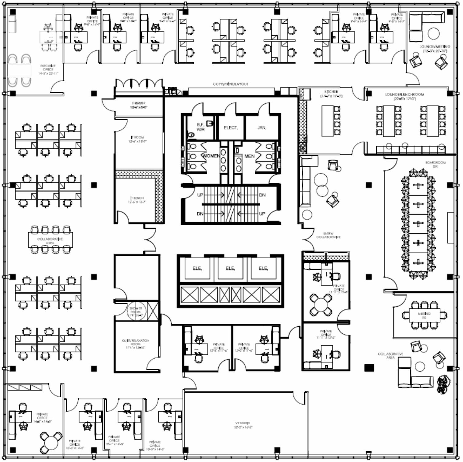 7030 Woodbine Ave, Markham, ON à louer Plan d’étage- Image 1 de 7