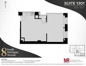 8 S Michigan Ave, Chicago, IL à louer Plan d’étage- Image 1 de 7