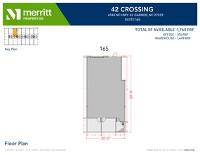 6100 NC Highway 42 W, Garner, NC à louer Plan de site- Image 2 de 4